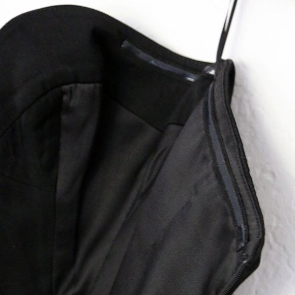 Keepsake Hearts On Fire Pant Suit Jumpsuit S Black Strapless Corset Pocket $190 - Picture 12 of 16